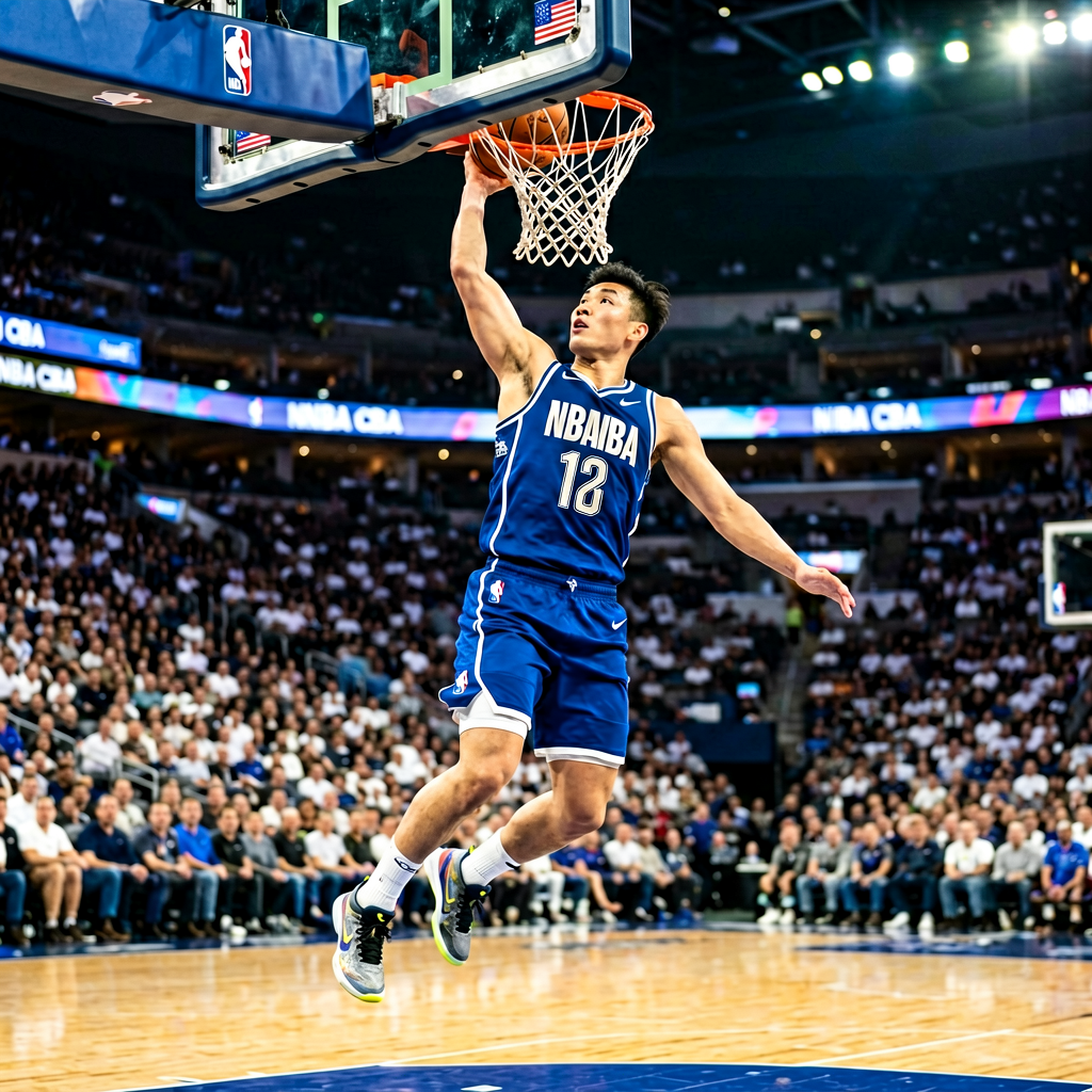 篮球赛事：NBA赛场扣篮瞬间，篮球运动的速度与力量之美